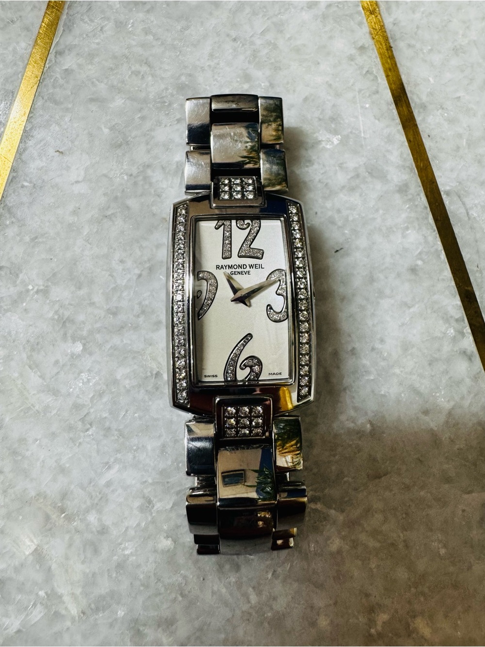 Raymond Weil Stainless Steel Bracelet Watch — Silver